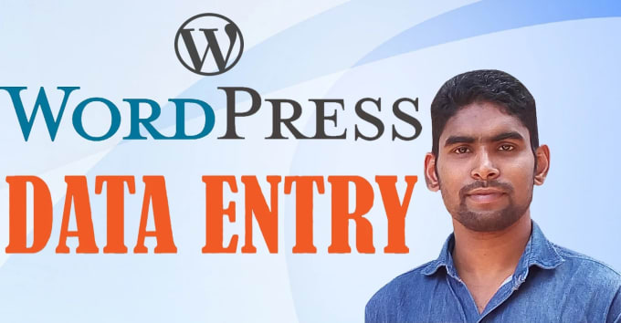 Bestseller - do wordpress data entry