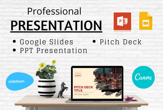 Bestseller - create or redesign modern pitch deck, google slides and ppt presentation