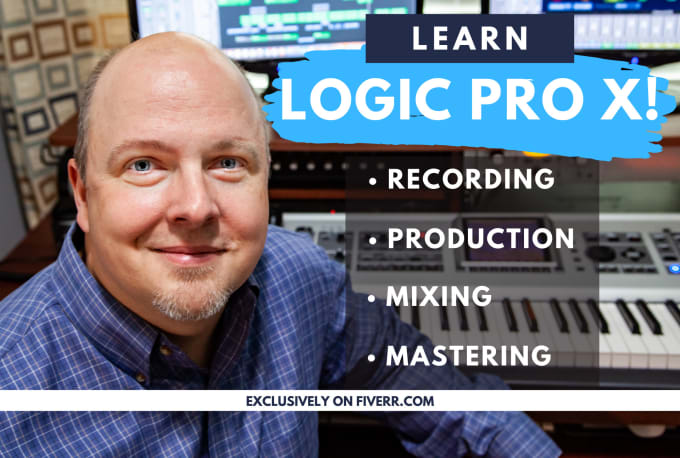 Gig Preview - Teach you music and audio production in logic pro x