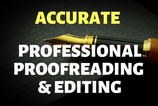 Bestseller - accurately proofread and edit up to 3000 words