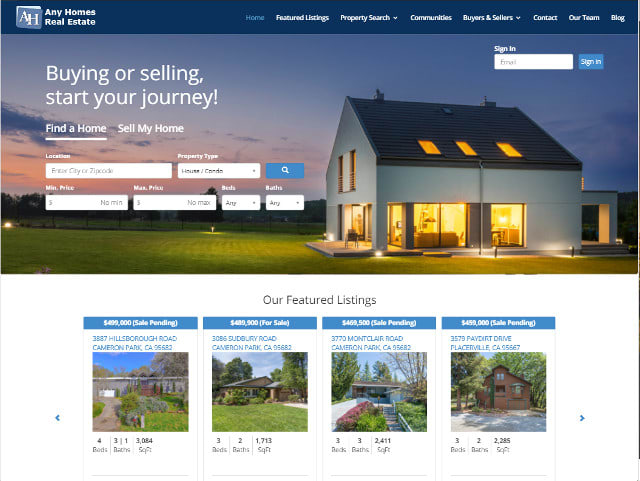 Gig Preview - Create your real estate wordpress website design