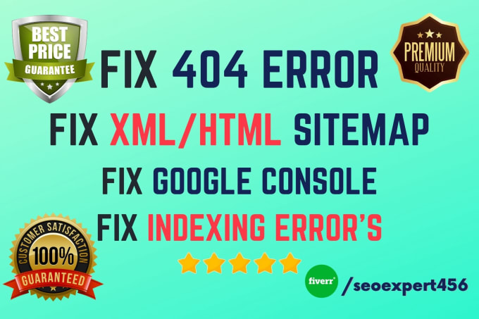 Bestseller - fix 404 sitemap and webmaster tools search console error