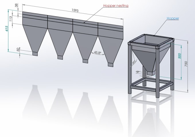 Gig Preview - Design sheet metal parts and drawings with nesting