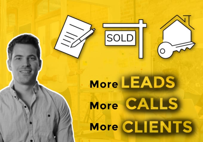 Gig Preview - Drive leads with a complete real estate marketing package