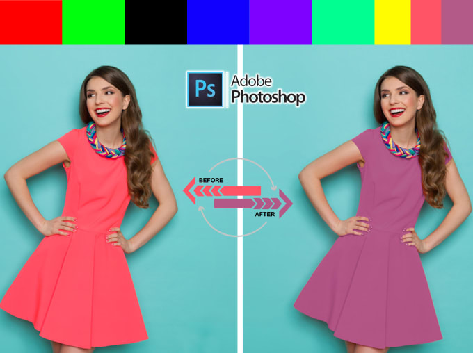 Gig Preview - Photoshop editing recoloring color correction background removal