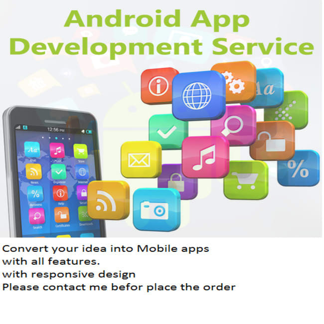 Gig Preview - Create the android application with heart touching design