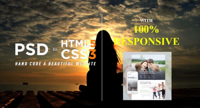 Gig Preview - Be your front end web developer using html, css, and js