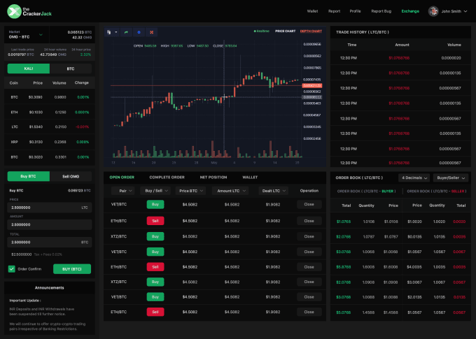 Gig Preview - Build a cryptocurrency exchange secure and scalable