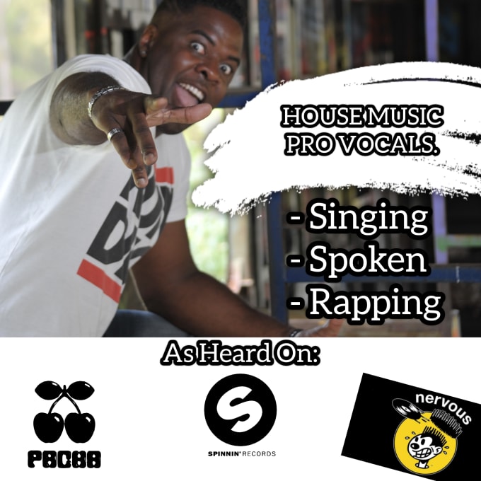 Gig Preview - Sing pro authentic vocals on your house or edm track