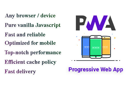 Gig Preview - Create progressive web app pwa