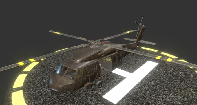 Gig Preview - Create 3d helicopters for your 3d games