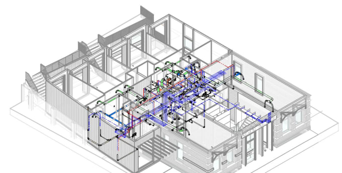 Gig Preview - Bim model your mep project in revit