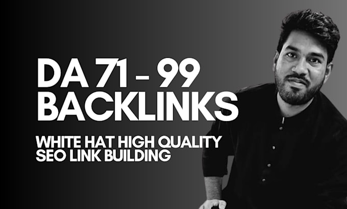 Gig Preview - White hat high quality SEO link building profile backlinks