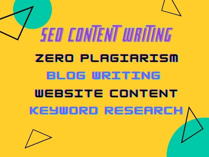 Gig Preview - Do SEO content writing