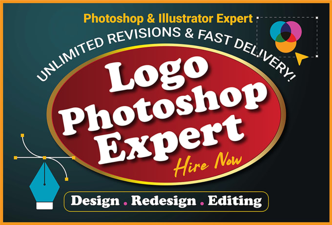 Gig Preview - Fix, edit, redesign, modify, revamp, change your logo, photoshop expert