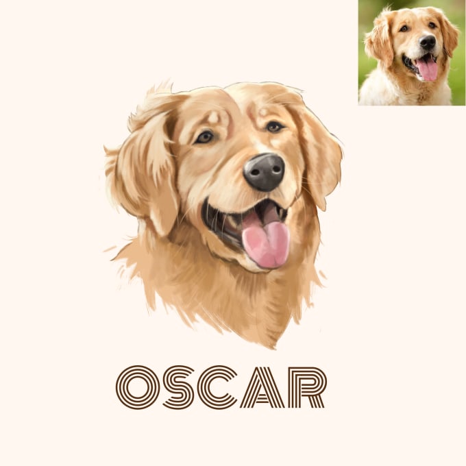 Gig Preview - Draw amazing cartoon of your pet