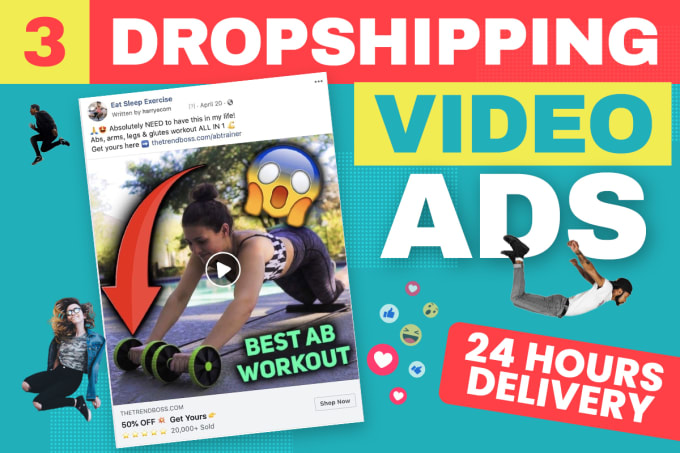 Gig Preview - Create a personalized dropshipping facebook video ad that actually converts