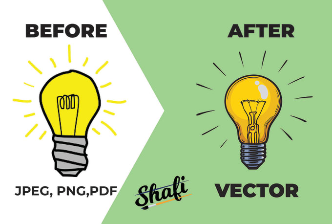 Gig Preview - Remake redraw redesign your logo raster to a vector file