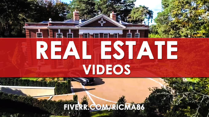 Gig Preview - Create professional real estate videos