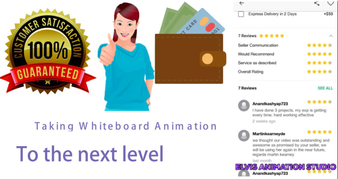 Gig Preview - Create an awesome whiteboard animation video in 24hrs