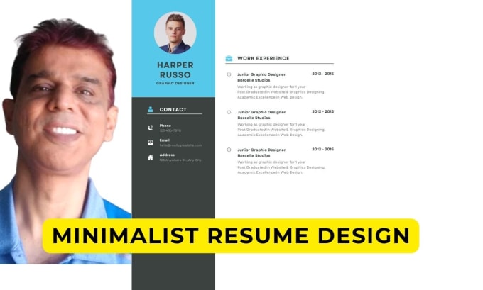 Gig Preview - Make graphic instructional design resume, cv, cover letter