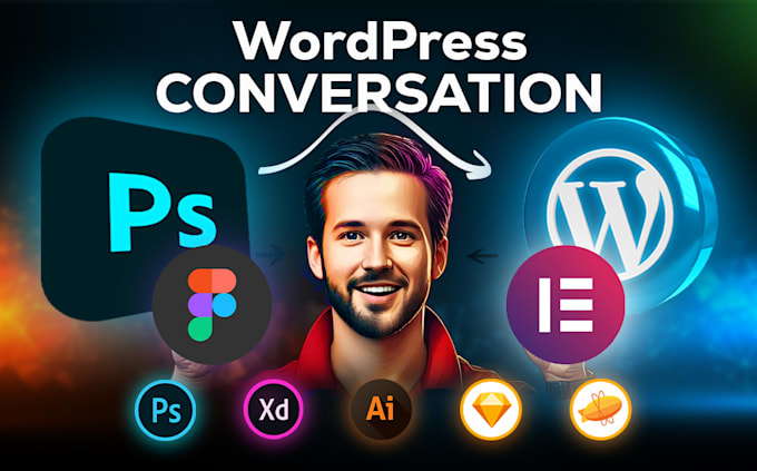 Bestseller - convert PSD to wordpress, figma to wordpress, HTML to wordpress with elementor