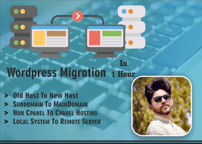 Gig Preview - Backup, migrate, transfer wordpress website in 1 hour