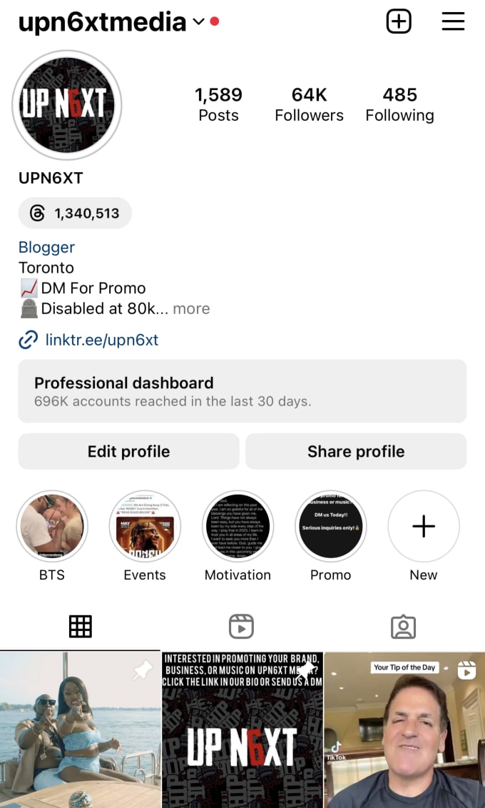 Gig Preview - Promote your music or business on my instagram meme page