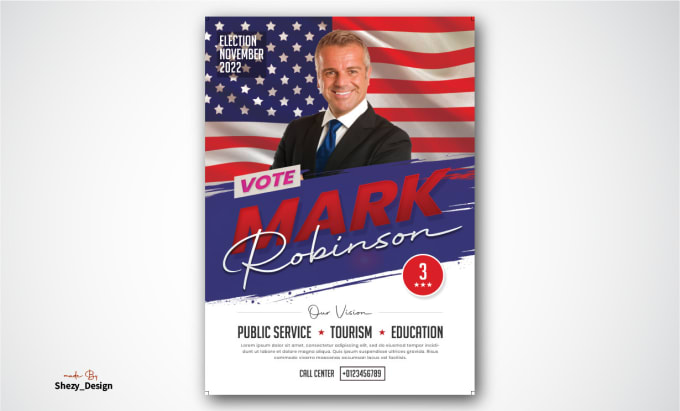 Gig Preview - Design political campaign flyers, banner and postcard