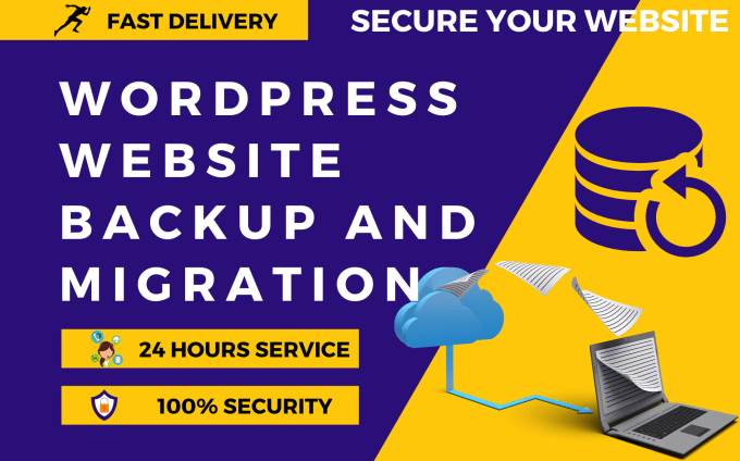 Gig Preview - Migrate wordpress website, backup, security, clone, transfer