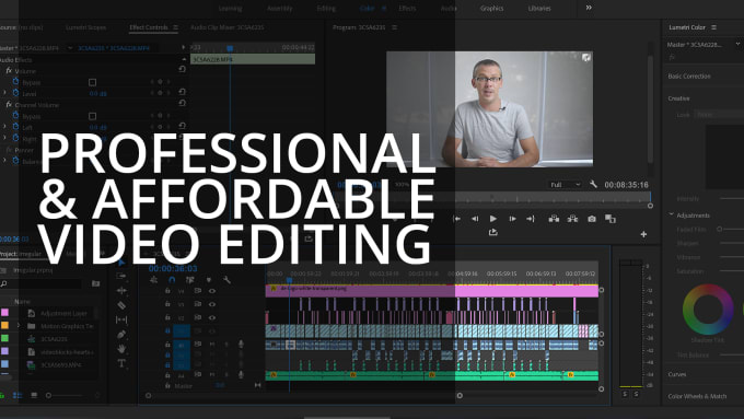 Gig Preview - Be your professional youtube video editor