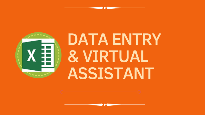 Gig Preview - Do data entry as a virtual assistant for you