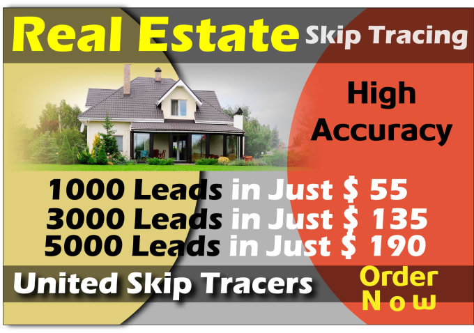 Gig Preview - Do skip tracing service for your real estate business