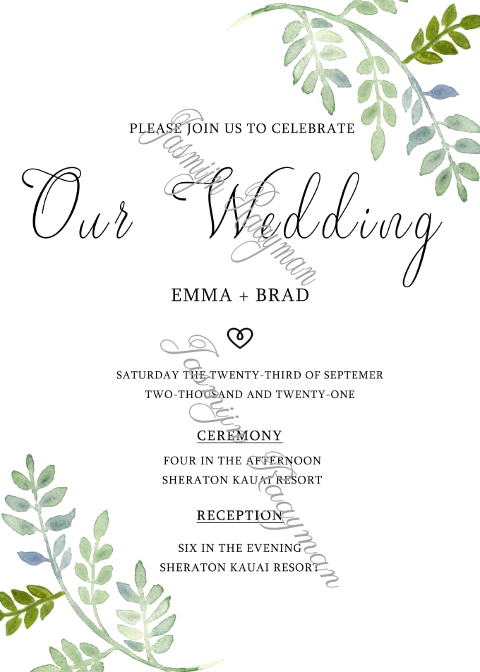 Bestseller - create your unique wedding invitation