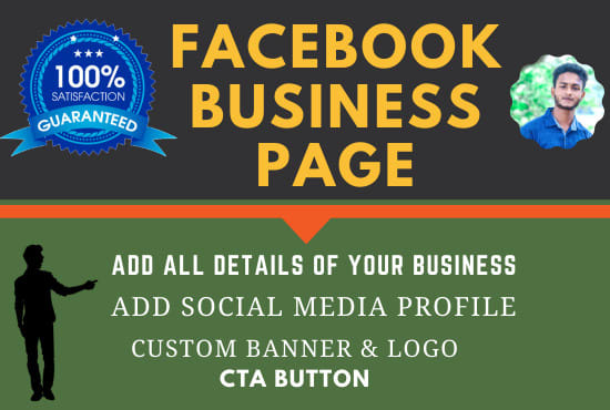 Gig Preview - Create  an attractive facebook business page