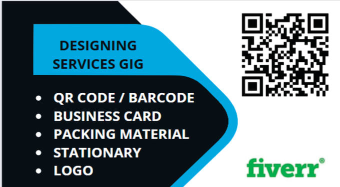 Gig Preview - Design your logo business card barcode employee card