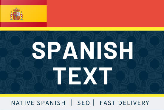 Gig Preview - Write a spanish text or blog post in 24 hrs