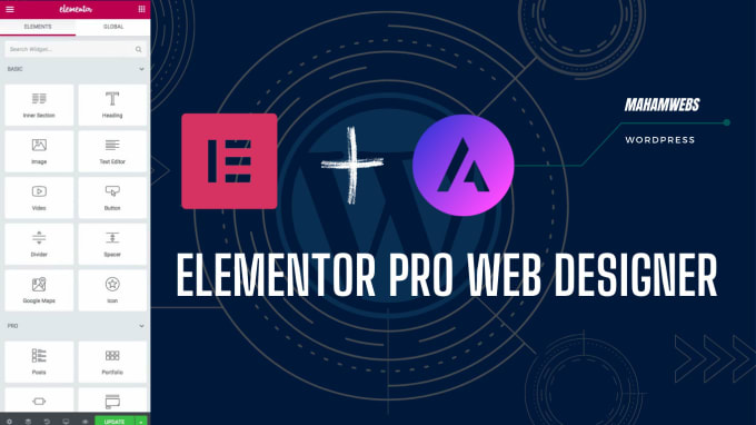 Gig Preview - Create full website using elementor pro