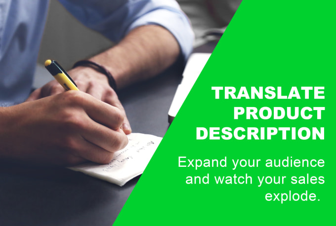 Gig Preview - Translate your product description and expand your audience