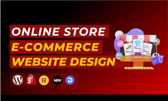 Gig Preview - Make ecommerce website using woocommerce and shopify