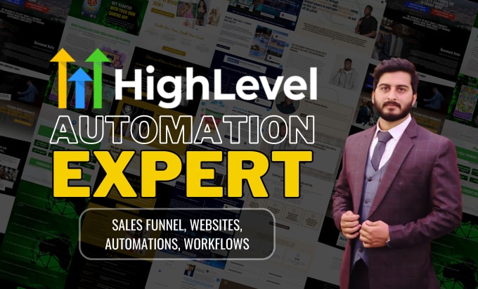 Gig Preview - Be your gohighlevel, clickfunnels 2 automations and funnels expert