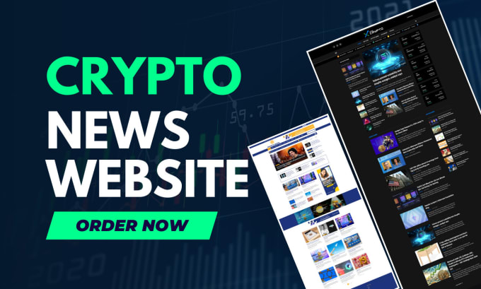 Gig Preview - Create full autopilot crypto news website for passive income