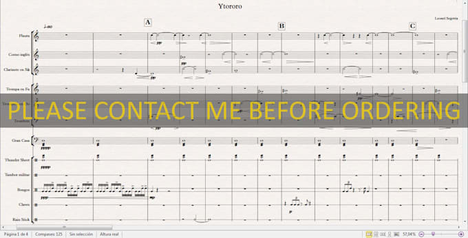 Gig Preview - Do a copy of your music scores in sibelius