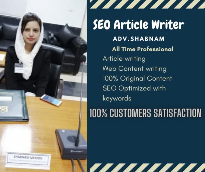 Gig Preview - Write professional SEO high quality articles blogpost