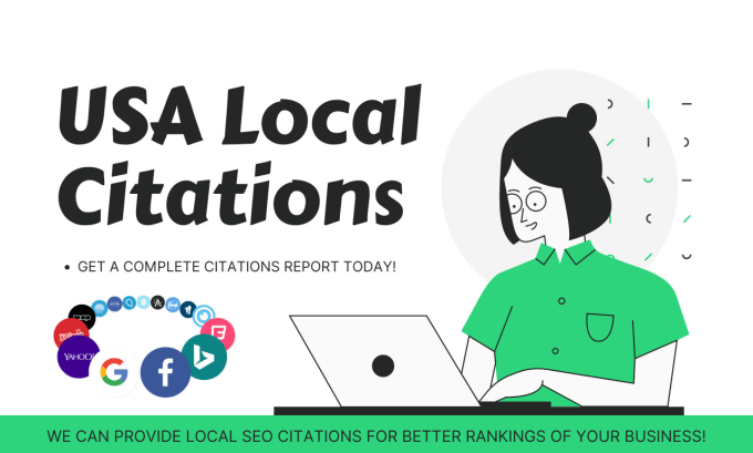 Gig Preview - Build USA local citations and directory submissions for local SEO