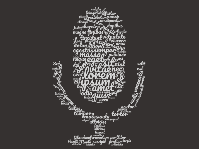 Gig Preview - Design typography word art word cloud of any shape in 24 hrs