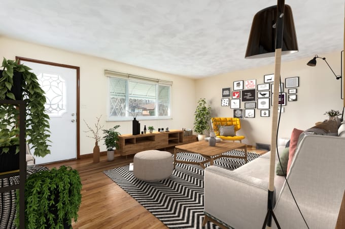 Gig Preview - Fill your empty listing with virtual staging