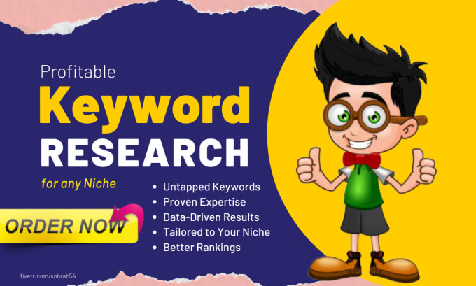 Gig Preview - Do profitable SEO keyword research for website with semrush