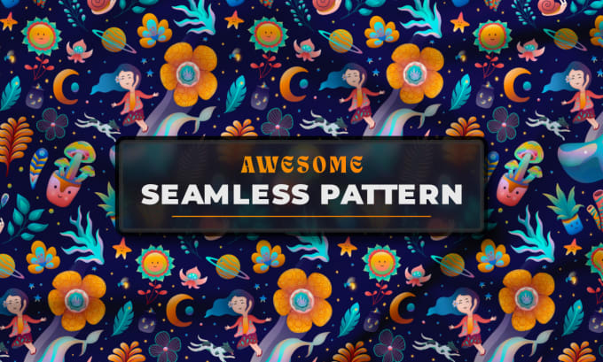 Gig Preview - Create awesome seamless pattern for print fabric textile