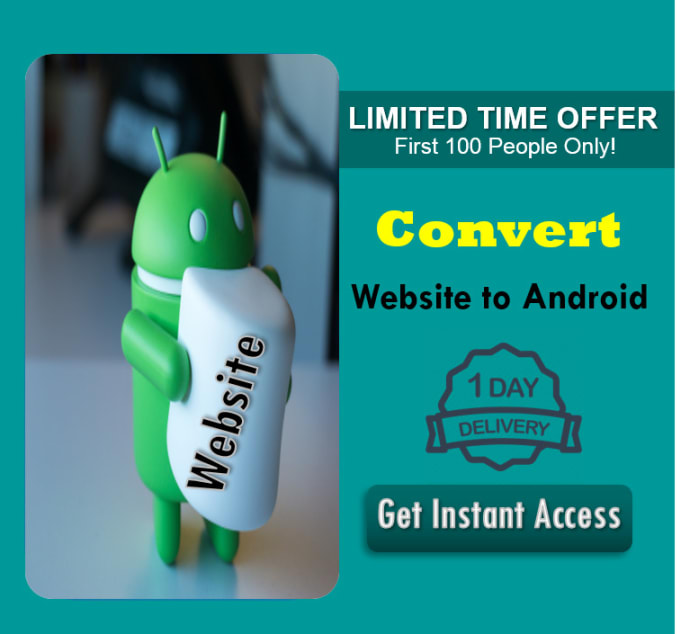 Gig Preview - Convert any website to android app